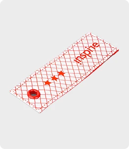 Custom woven luggage tag